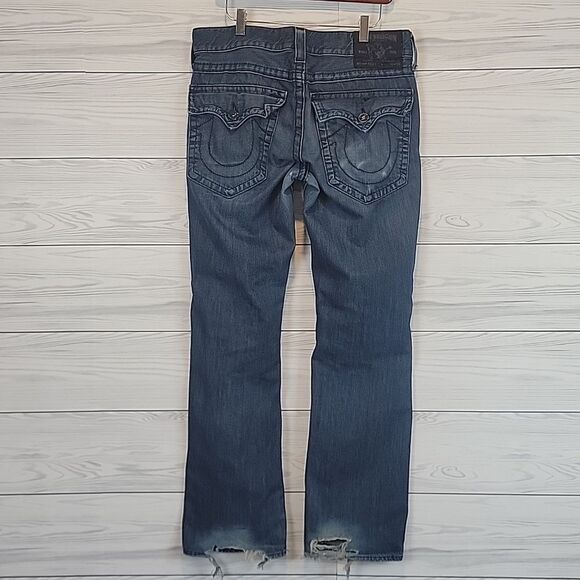 True Religion Ricky Jeans Mens Size 34X32 - Picture 9 of 16